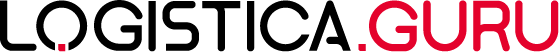 LOGISTICA.GURU logo in black and red, with a red dot before GURU.
