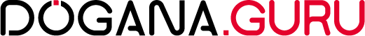 Dogana.Guru logo with black 'DOGANA' and red '.GURU' text