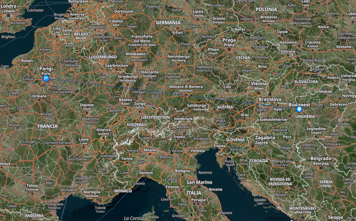 trasporto urgente Francia - Evolutio
